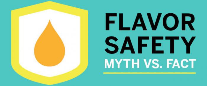 flavor safety myth vs fact graphic